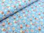 Preview: Baumwolljersey Kleine Kreise Dots Pastell Hellblau